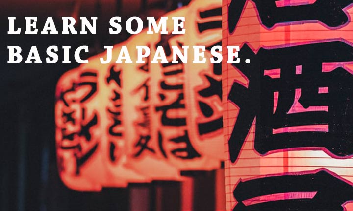 Learn some basic Japanese